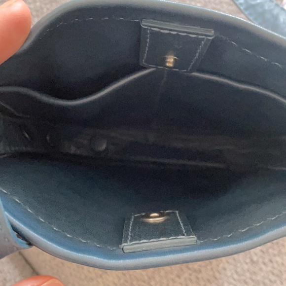 Celine Croissant Pouch Petrol Lambskin Leather Shoulder Bag - Picture 3 of 3